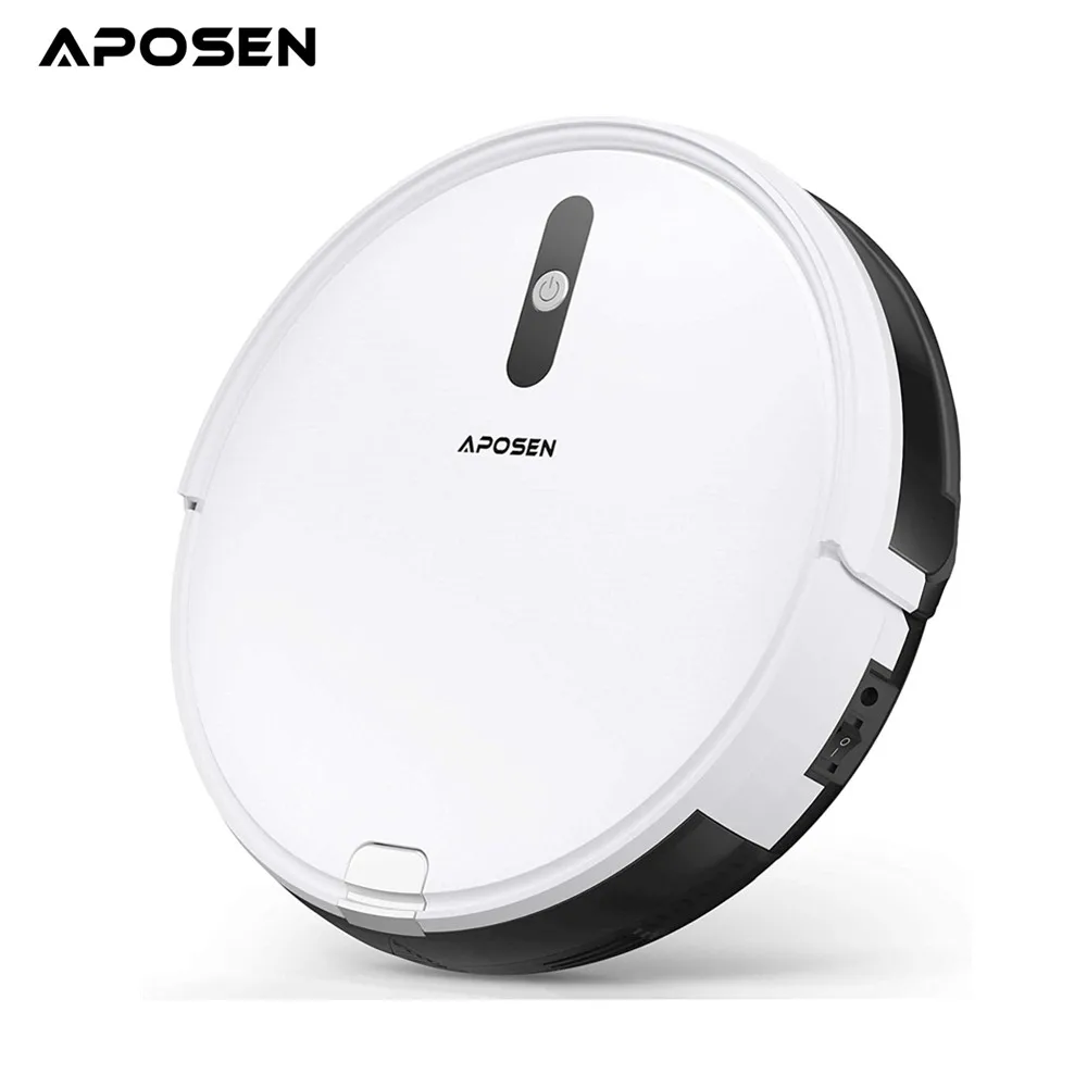 

Aposen Robot Vacuum Cleaner A450 1500Pa Suction Sweeping Mopping Remote Control Planned Route Auto Charge For Home Floor Carpet