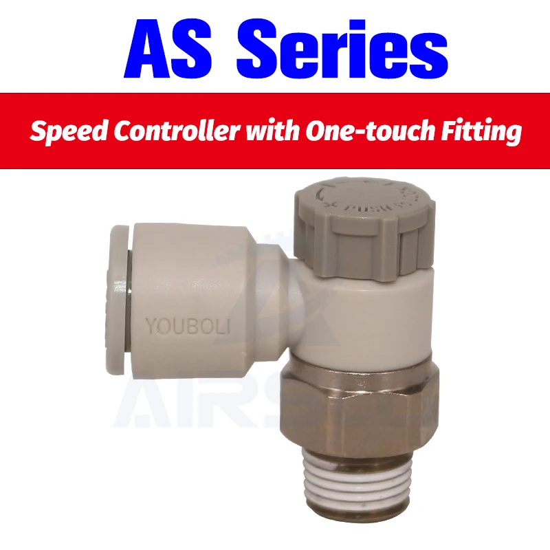 Контроллер скорости SMC с одним касанием пневматический штуцер дроссельным