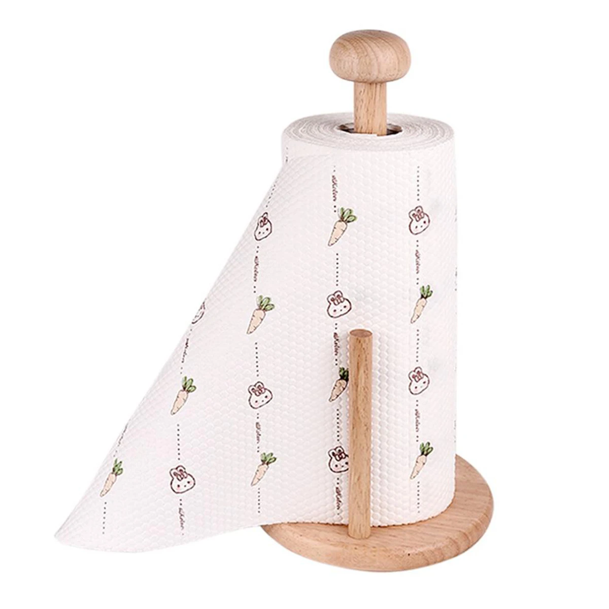 60 листов рулонной кухонной бумаги для мытья посуды печатная маслопоглощающая