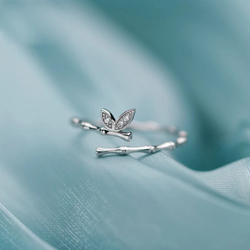 Женское Открытое кольцо из серебра 925 пробы с бабочкой | Украшения и аксессуары