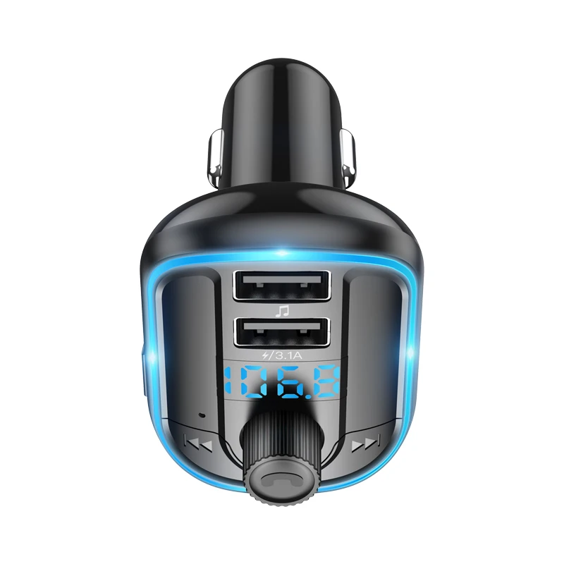 Автомобильный fm передатчик беспроводной Bluetooth стерео двойной USB U диск TF