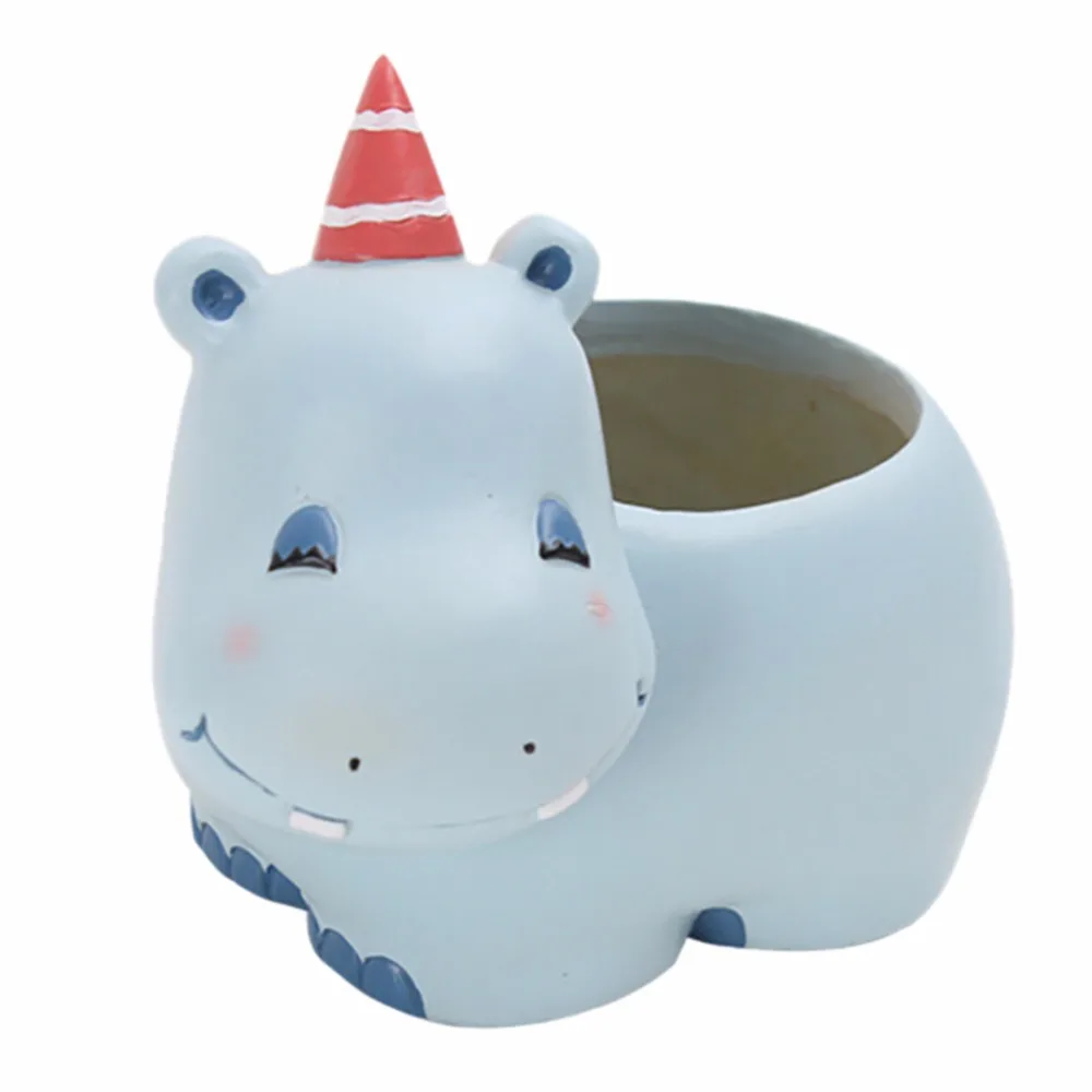 

Animal Shaped Cartoon Resin Flower Pot Cute Panda Vase Pot Home Decoration For Succulent Plants Desk Ornaments Dropshipping