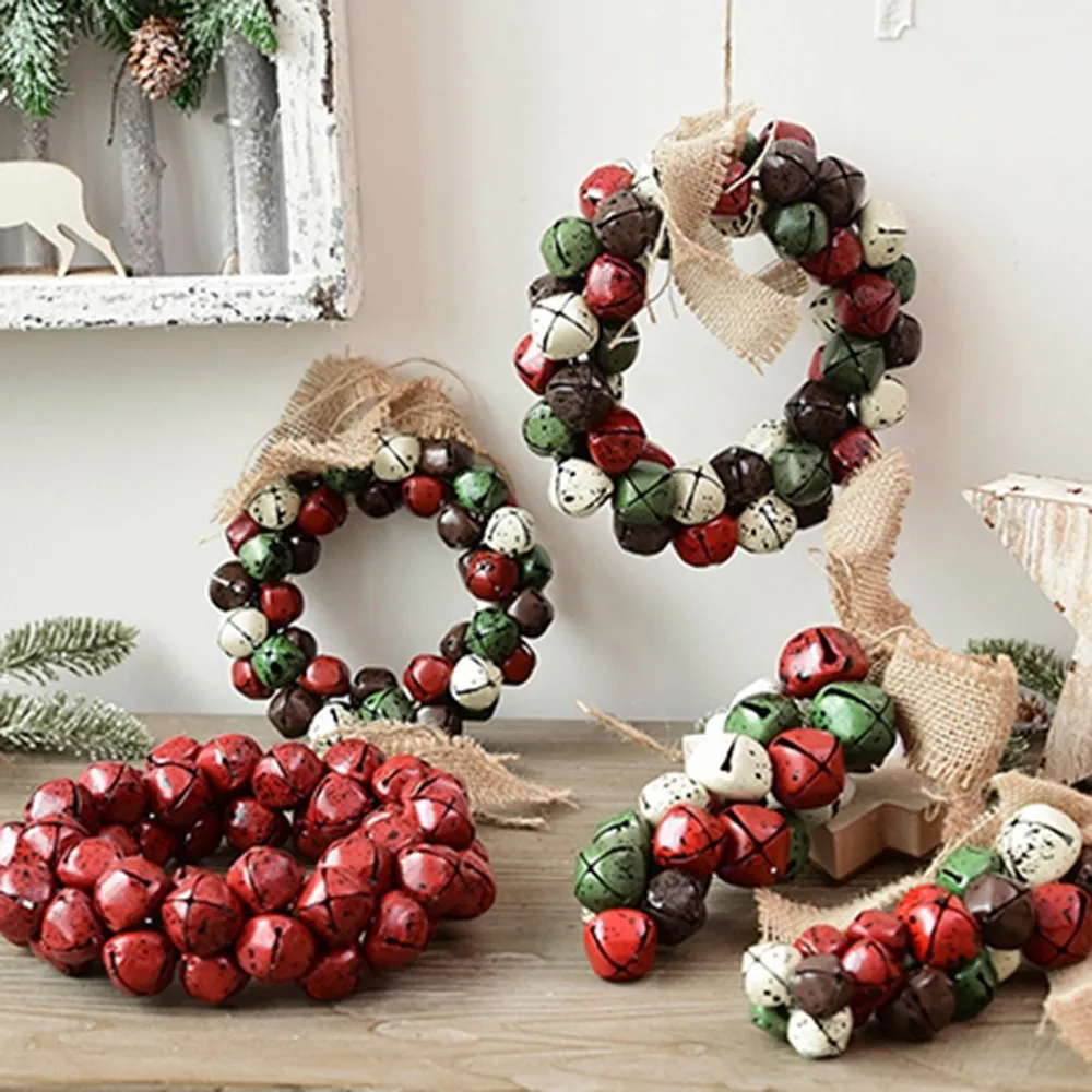 Рождественские украшения для дома ветряные колокольчики виноградные струны