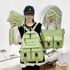 Рюкзак женский тканевый, для ноутбука, 4 шт., 2022