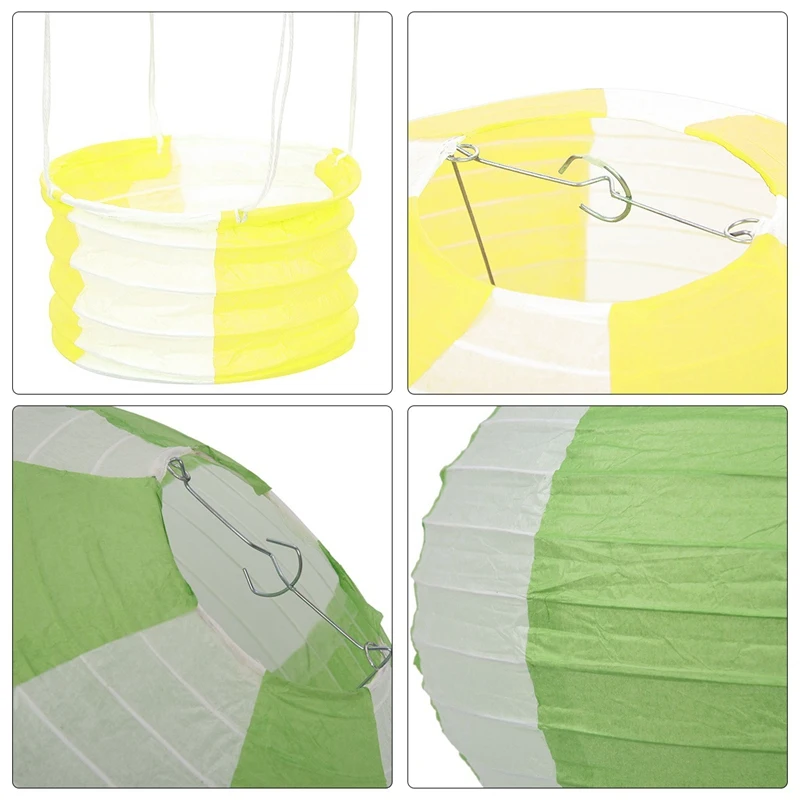 2 шт. 12 дюймов воздушный шар бумажный фонарь абажур потолочный светильник для