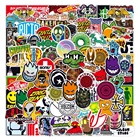 50100 шт., водостойкие наклейки для ноутбука и багажа