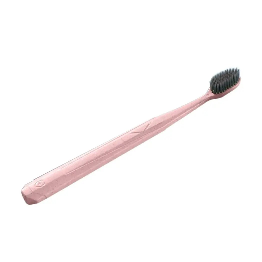 New Unisex Soft Hair Toothbrush Effectively Remove Plaque about 19cm for Travel Use Pink Green Blue Beige | Красота и здоровье
