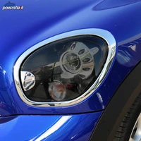 2 pcs car headlight tint black protective film protection transparent tpu sticker for mini cooper paceman r61 jcw accessories