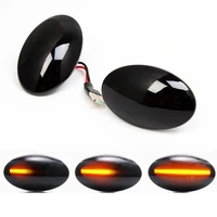 dynamic turn signal light led black side marker sequential blinker lamp replace for ford fiesta mk3 4 ka mondeo transit tourneo