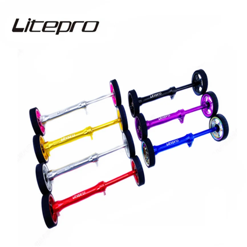

Складной велосипед Litepro, велосипед BMX, телескопическая штанга из алюминиевого сплава, легкое колесо для велосипеда Brompton