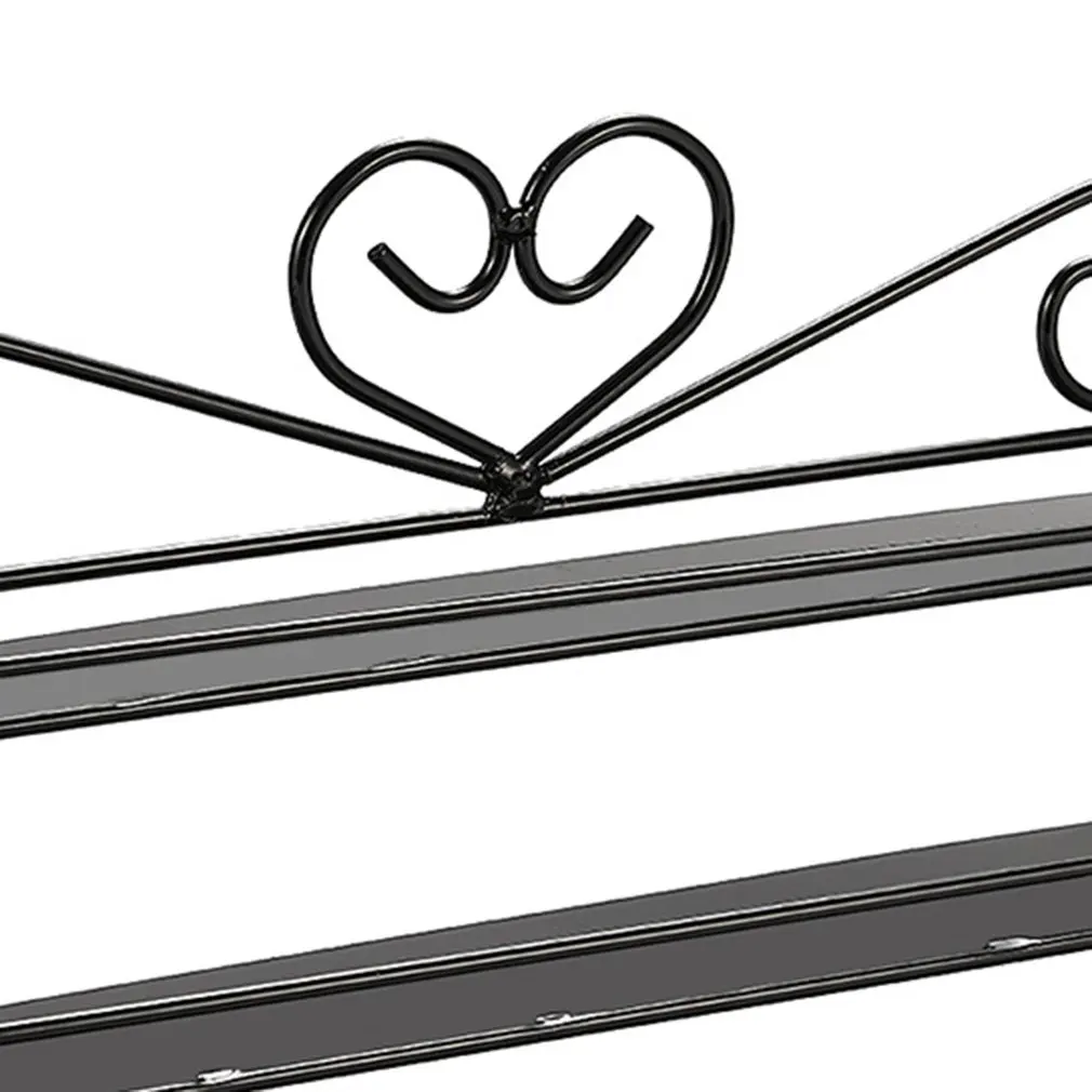 Кованая железная стойка для хранения лака ногтей трехслойная духов подставка