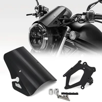 motorcycle accessories aluminum windscreen exential windshield wind shield deflector for honda cmx500 cmx 500 rebel 2017 2021