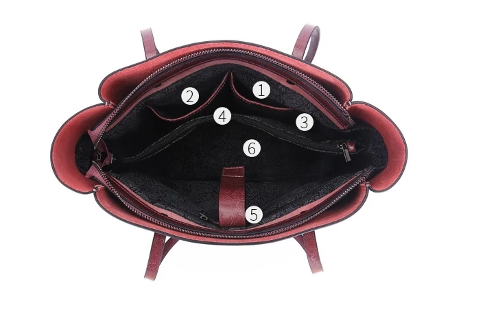 

ICEV new casual designer solid zipper handbags for women's genuine leather handbag large capacity tote bag top handle messenger