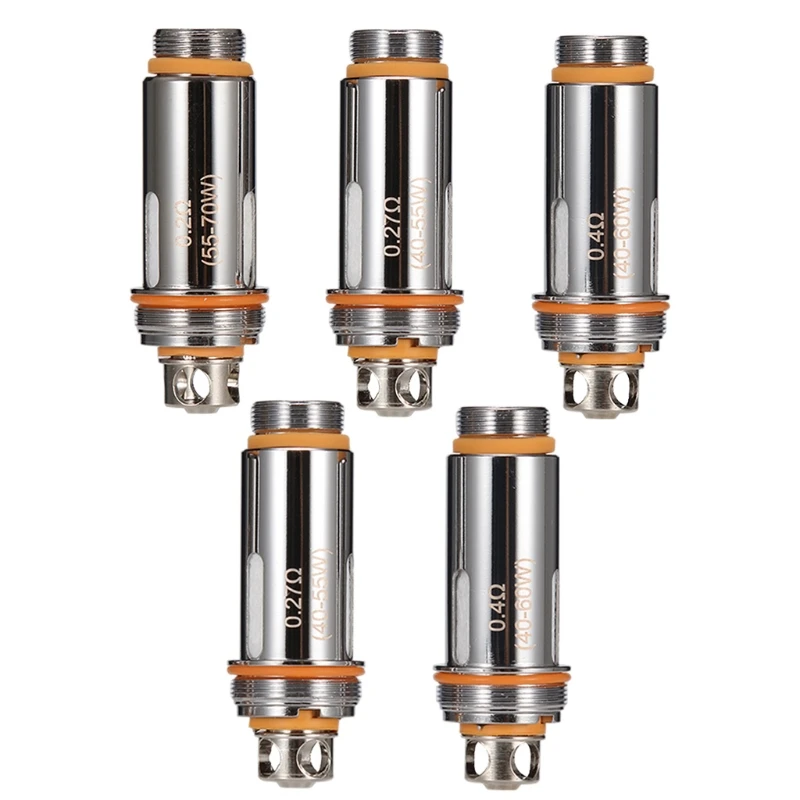 

5Pcs/Set Replacement Coil Heads For Aspire Cleito Coil 0.15/0.2/0.27/0.4/0.5 ohm