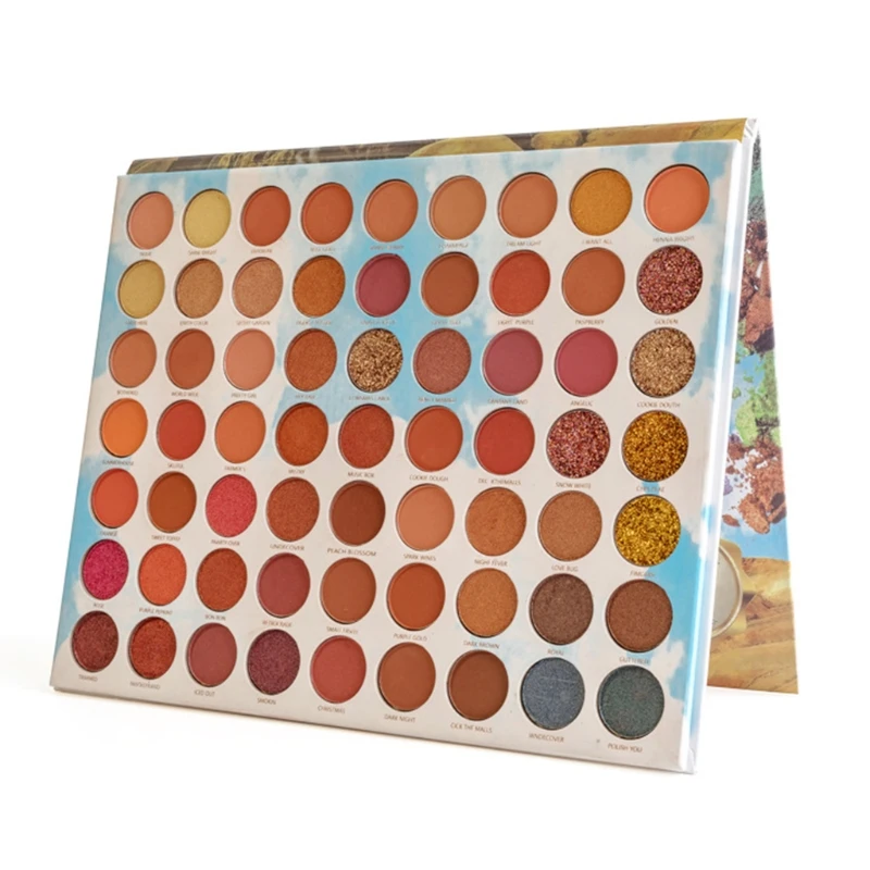 Пигментированная палитра для макияжа глаз GXMC матовые Мерцающие Металлические