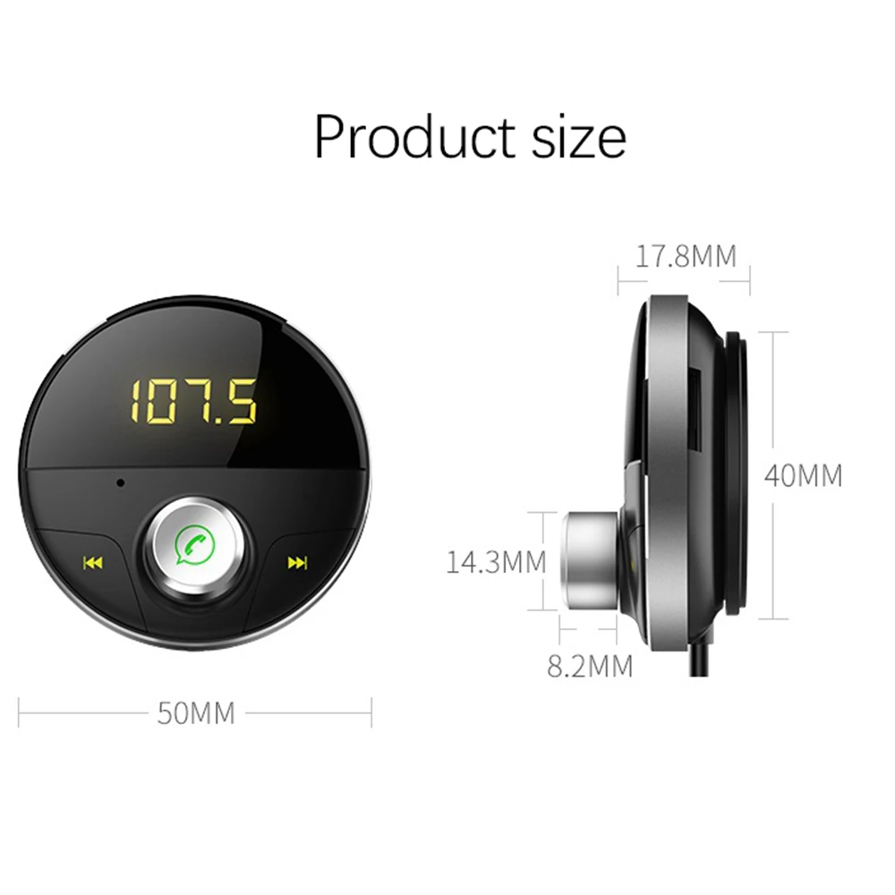 Автомобильный MP3 плеер с поддержкой Bluetooth кабелем без использования рук адаптер