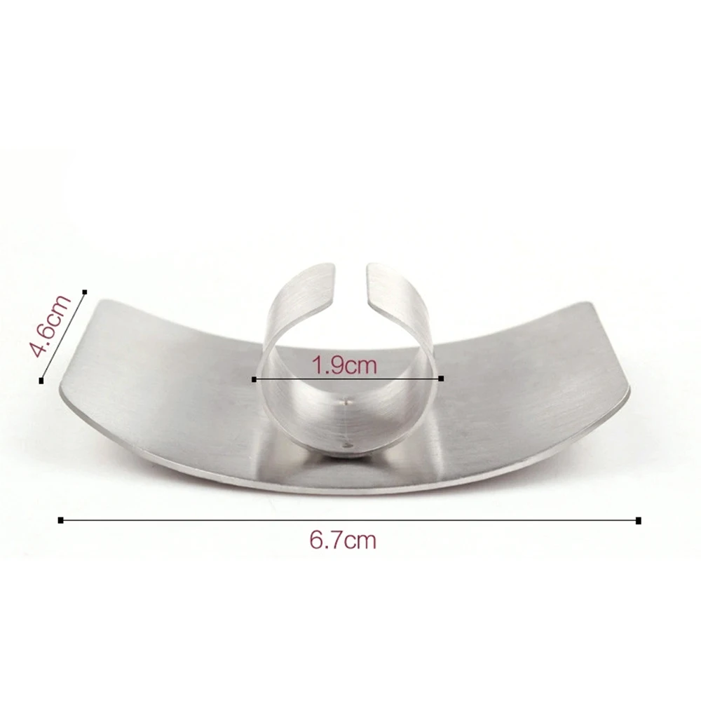 

New Stainless Steel Finger Hand Protector Guard Knife Slice Shield Kitchen Tool Useful Finger Protector Cooking Accessories