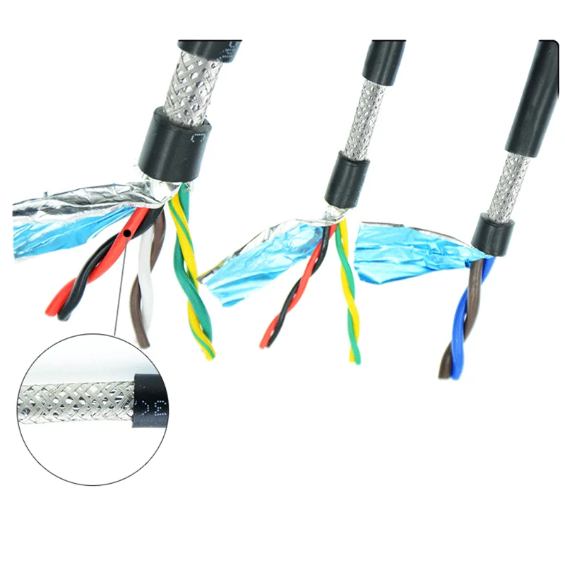 National standard 485 pure copper signal wire 6-core twisted-pair shielded RVSP 6*0.2 square mm (100 meters per roll) | Обустройство