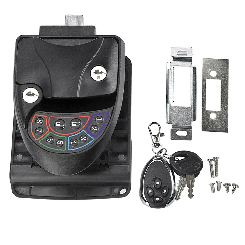 Противоугонный ПРИЦЕП RV дверной замок с 2 клавишами заглушка клавиатура защелка