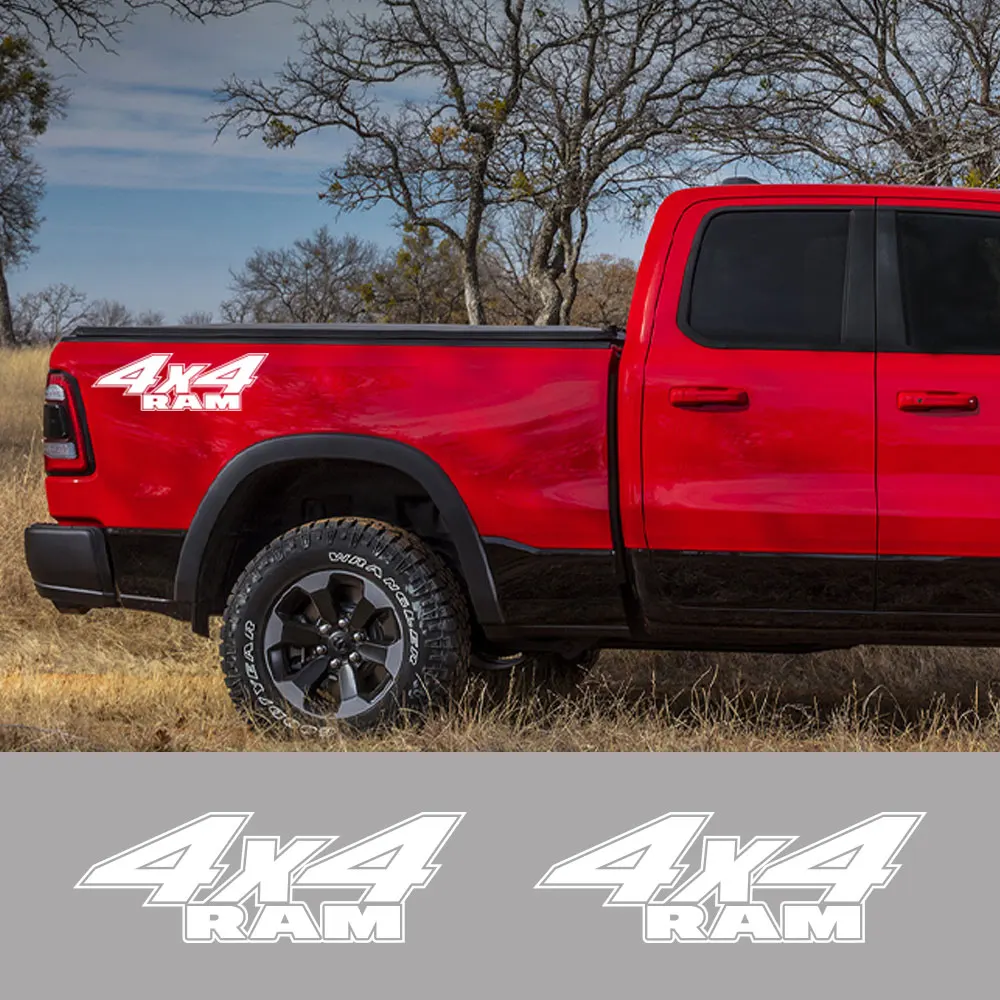 Боковая наклейка на заднюю панель автомобиля для Dodge RAM 1500 Rebel 2500 Truck Graphic 4x4 - купить