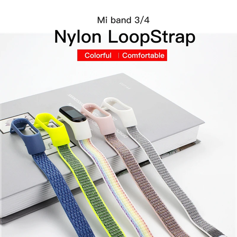 IONCT нейлоновый браслет для mi Группа 4 спортивного стиля с correa pulsera ремень для Xiaomi mi band 3 ремешок mi Группа 4 Global Smart аксессуары