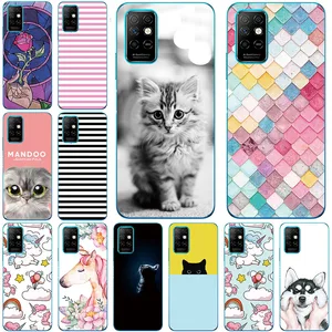 phone cases for infinix note 8 x692 note 8i x683 2020 soft tpu cover color luxury printing mobile fashion bags free shipping