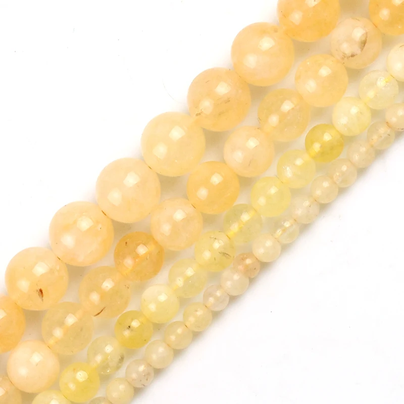 

Natural Orange Angelite Stone Beads Round Loose Spacer Beads 15''Strand 4/6/8/10mm For Jewelry Making DIY Bracelets Necklace