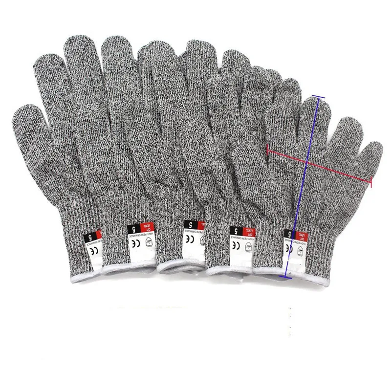Anti-cut Gloves Safety Cut Proof Stab Resistant Anti-cut Level 5 Safety Work Gloves Kitchen Butcher Cut Resistant Gloves