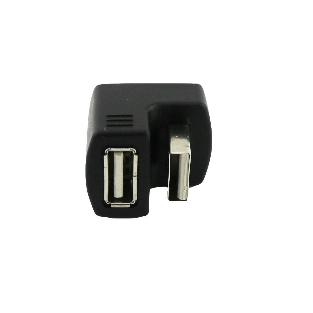 1x USB 2 0 A папа-USB мама угловой конвертер на 180 градусов адаптер Черный |
