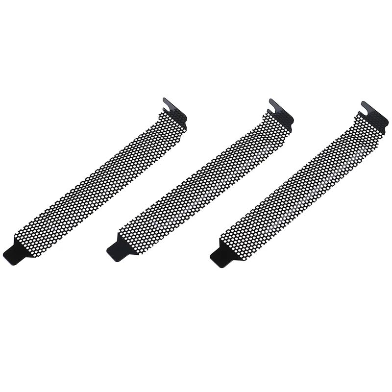 10Pcs/lot Black Hard Steel Dust Filter Blanking Plate PCI Slot Cover | Компьютеры и офис