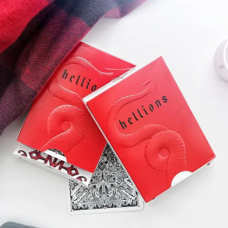 Карты для игры в карты Madison Hellions от DM Ellusionist Deck велосипеда покера USPCC Custom Limited Edition