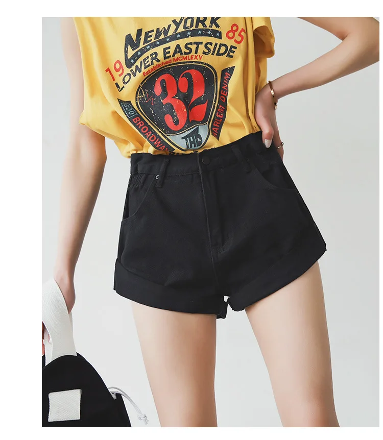 

High Waist Denim Shorts Women Loose Wide Leg Women's Shorts Jeans Denim White Jeans Short For Women Summer 2020 new jeans