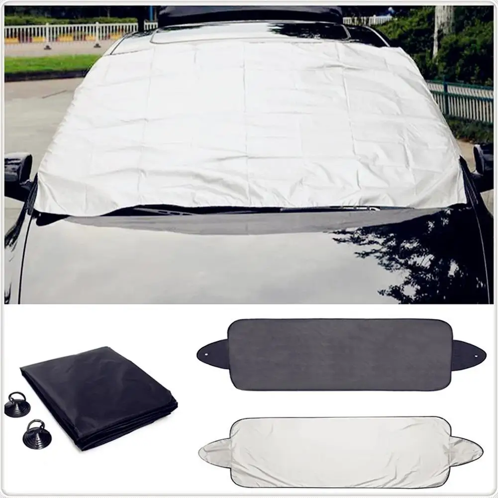 Winter Car Cover Ice Shade Window Windshield Accessories Insulation Protector With Cup Suction 200x70cm | Автомобили и мотоциклы