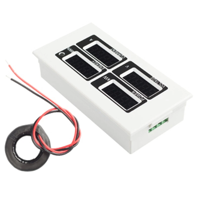 Однофазный Ac Led ватт счетчик энергии 220V100A Вольт Ампер кВтч монитор мощности Pzem-004