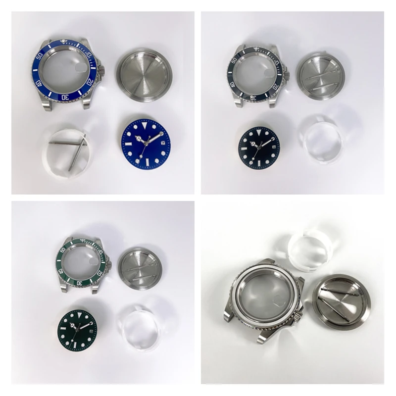 

40mm Watch Case with Dial for Miyota 8215 8205 8200 for Mingzhu 2813 3804 ETA 2836 2834 Watch Movement Replace Part