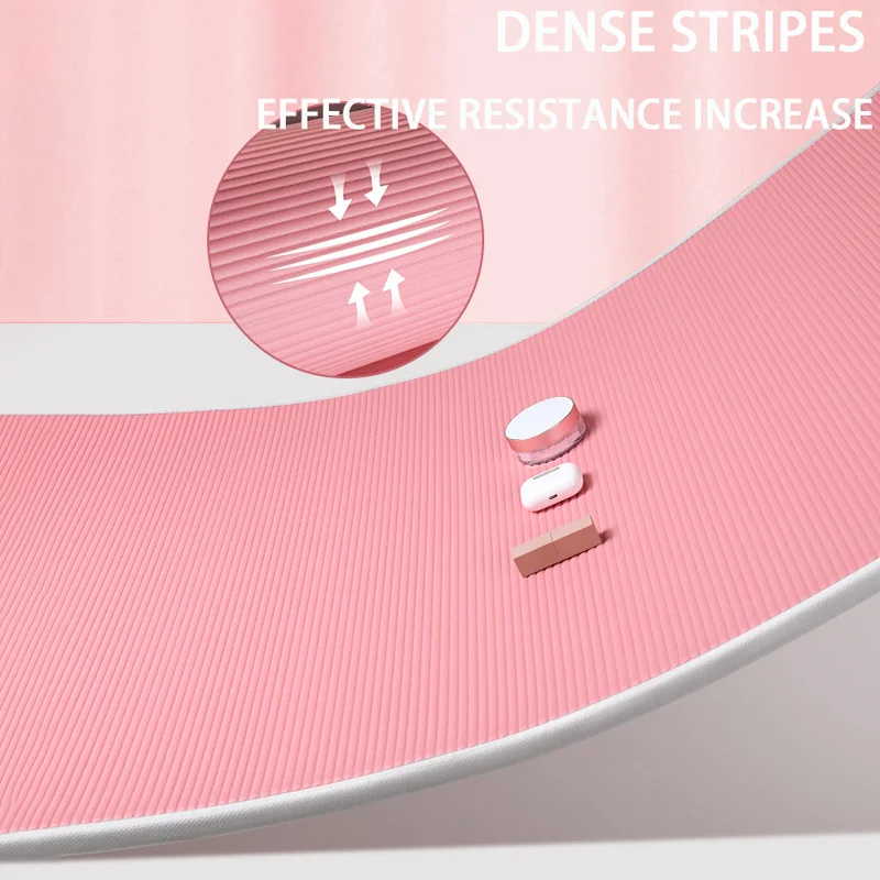 Коврик для йоги толщиной 10/15 мм нескользящий матовый спортивный