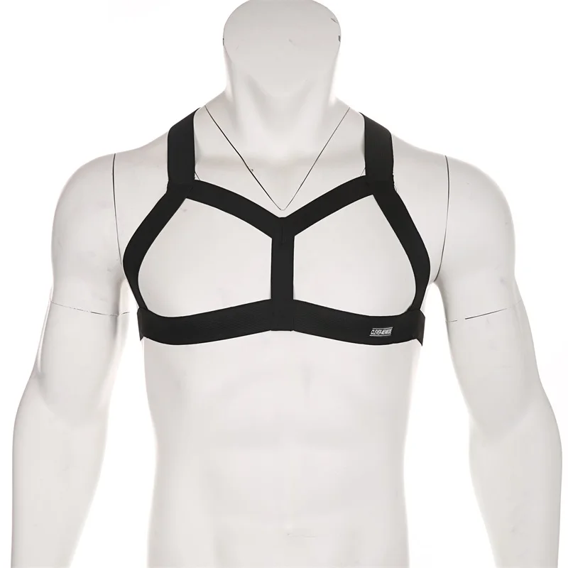 Эластичная портупея мужское бондажное белье с вырезами Наплечные ремни для тела