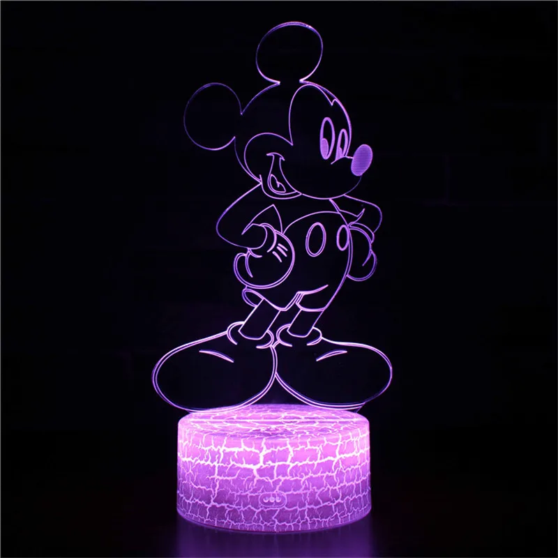 Disney в стиле Микки и Минни Маус Футболки с рисунком мышки из мультфильма Nightplamp