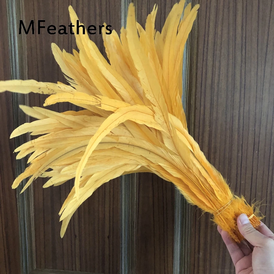 Заводская дешевая распродажа Золотые желтые окрашенные натуральные петушиные