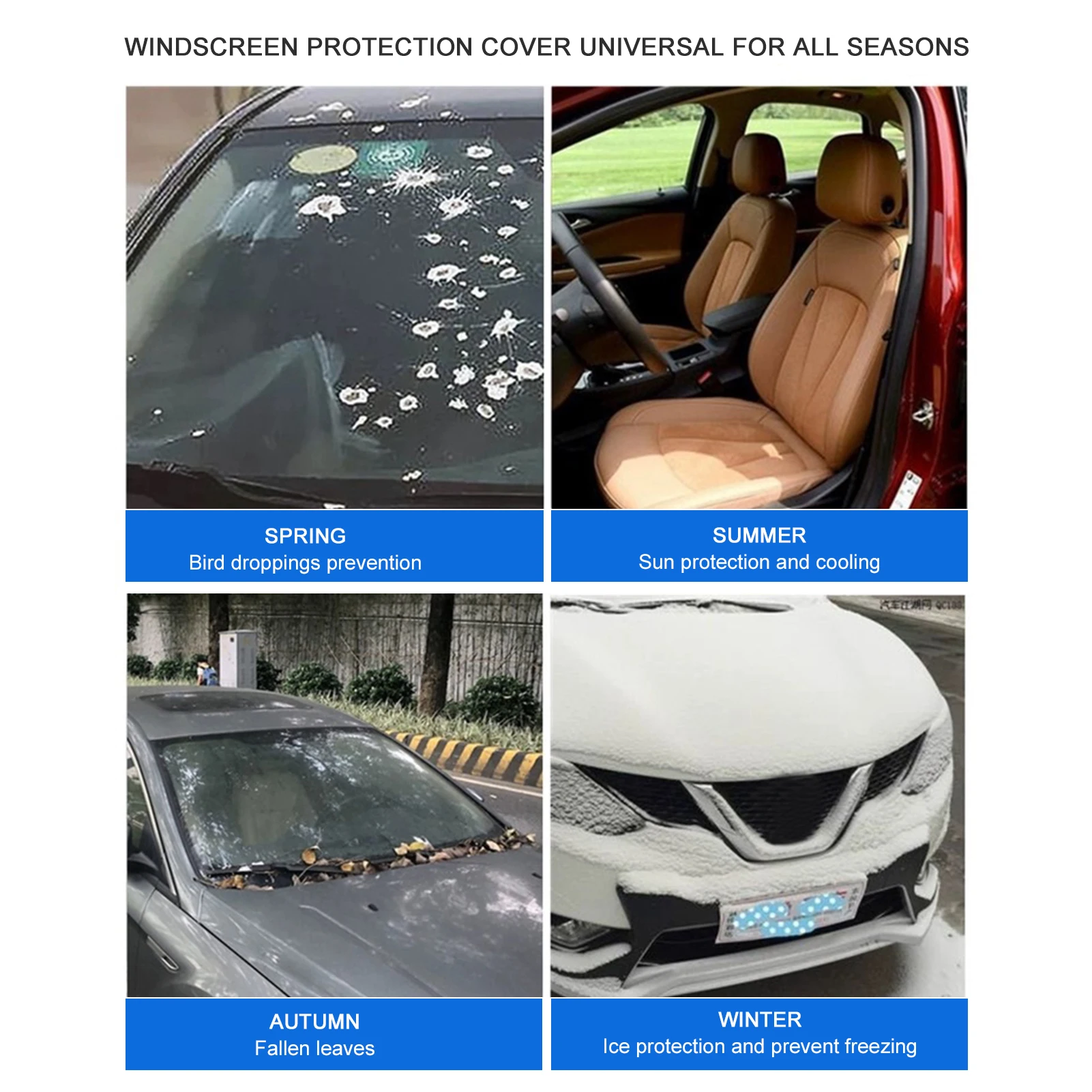 Универсальный чехол для защиты от льда автомобиля солнцезащитный козырек