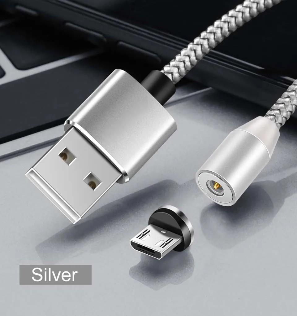 Магнитный кабель зарядный usb-кабель магнитный кабель Elough для зарядного устройства iPhone кабель Micro USB type C