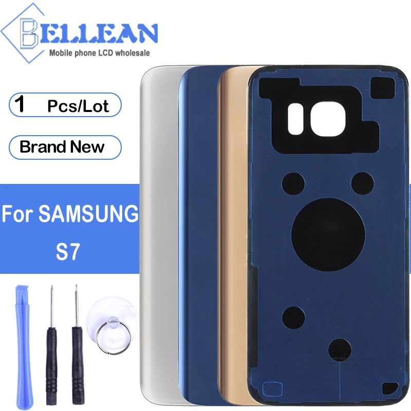 1 шт. Dinamico G930 Задняя стеклянная крышка для Samsung Galaxy S7 батарея Дверь Корпус чехол с