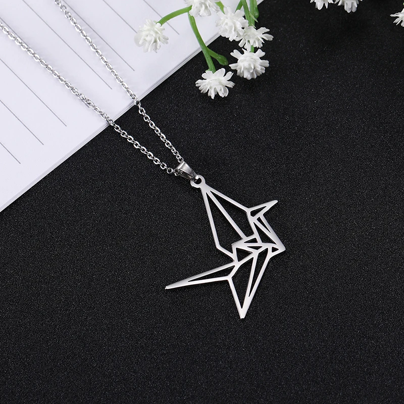 Женская подвеска-Журавль из нержавеющей стали 316L | Украшения и аксессуары