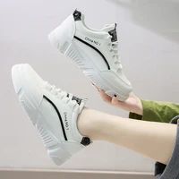 little white shoes female 2021 spring new casual shoes wild fashion student board shoes womens platform shoes high shoes