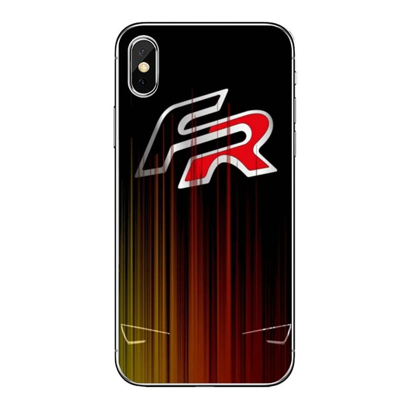 Прозрачный чехол для телефона для Xiaomi Redmi Note 7 6 6A 5A 4 4A 3 pro S2 5 плюс 4x Pocophone F1 автокресло fr логотип - Цвет: Seat-fr-logo-B-06