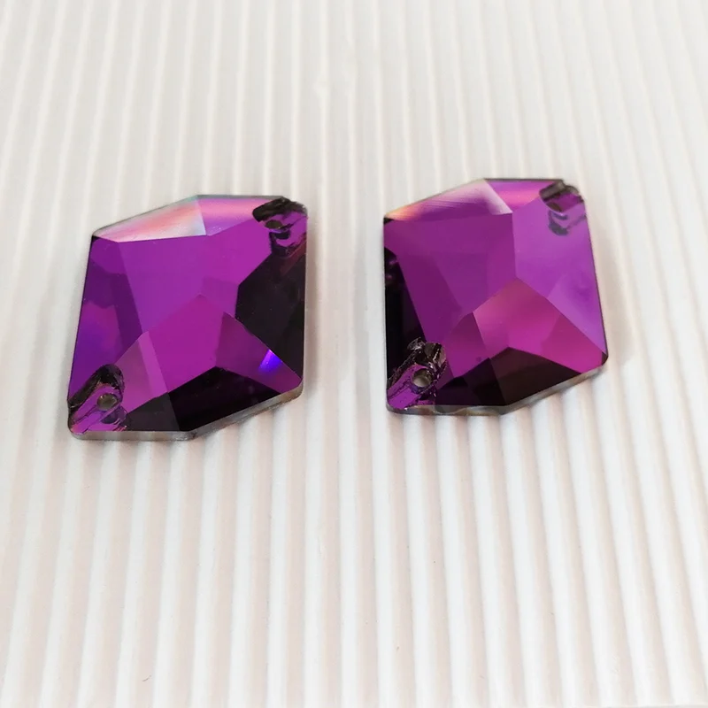 Amethyst YANRUO 3265, космические Стразы всех цветов, стеклянные кристаллы, пришитые камни, Стразы для одежды - Цвет: Amethyst