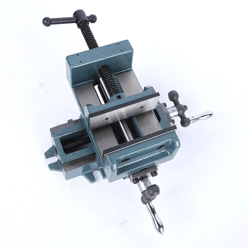 

3 inch 4 inch heavy precision cross clamp bench Industrial two-way mobile vice workbench Cross flat pliers