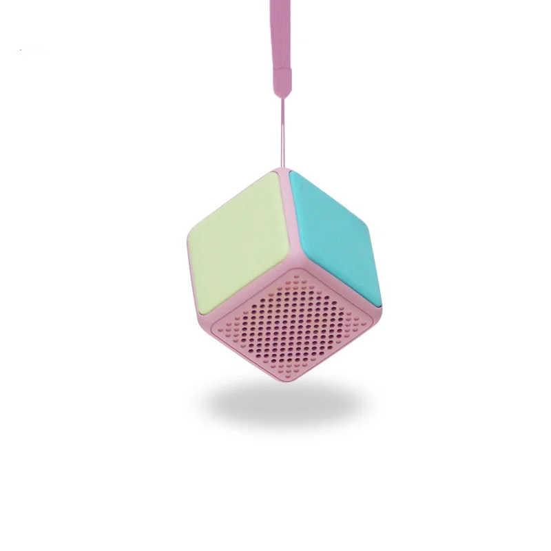 

Mini Speaker Cube Audio Portable Wireless Speaker Outdoor Loudspeaker Stereo Music Surround Bass for SmartPhone Computer