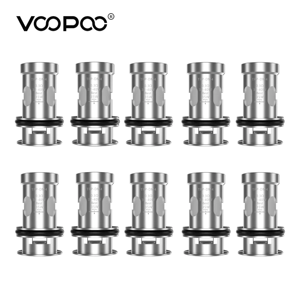 VOOPOO TPP DM4 сетчатые катушки Сопротивление ом DL 32-40 Вт Подходит для Drag 3 X S Pro Plus Mod W/TPP