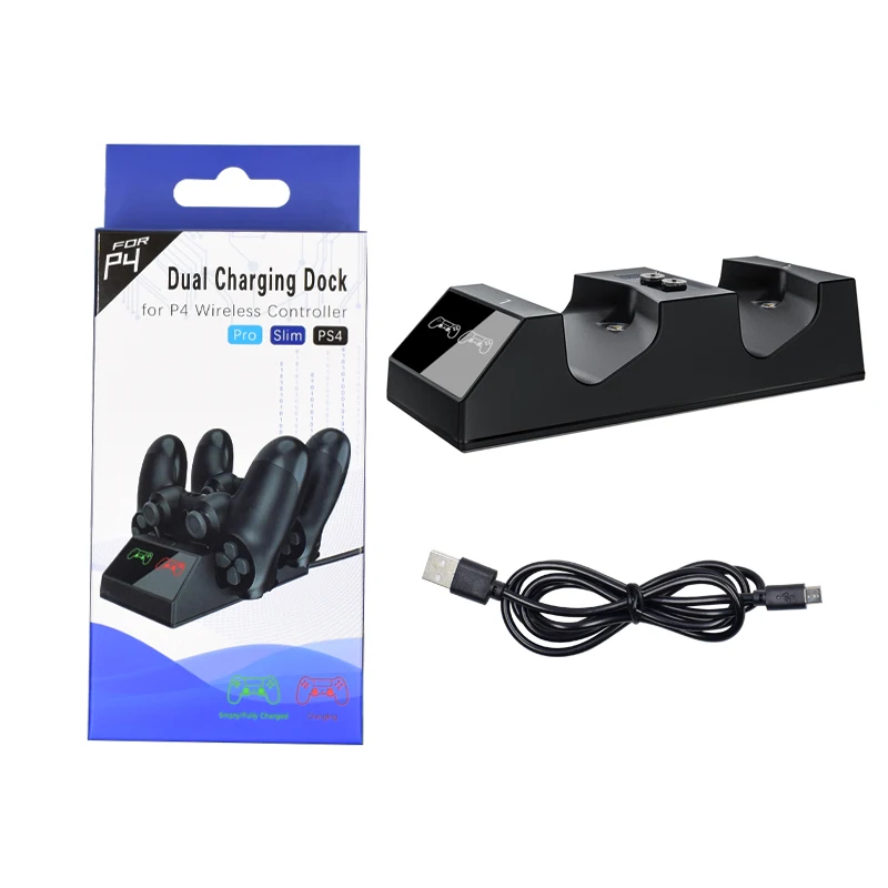 Быстрая зарядная док-станция для контроллера PS4 двойное зарядное устройство